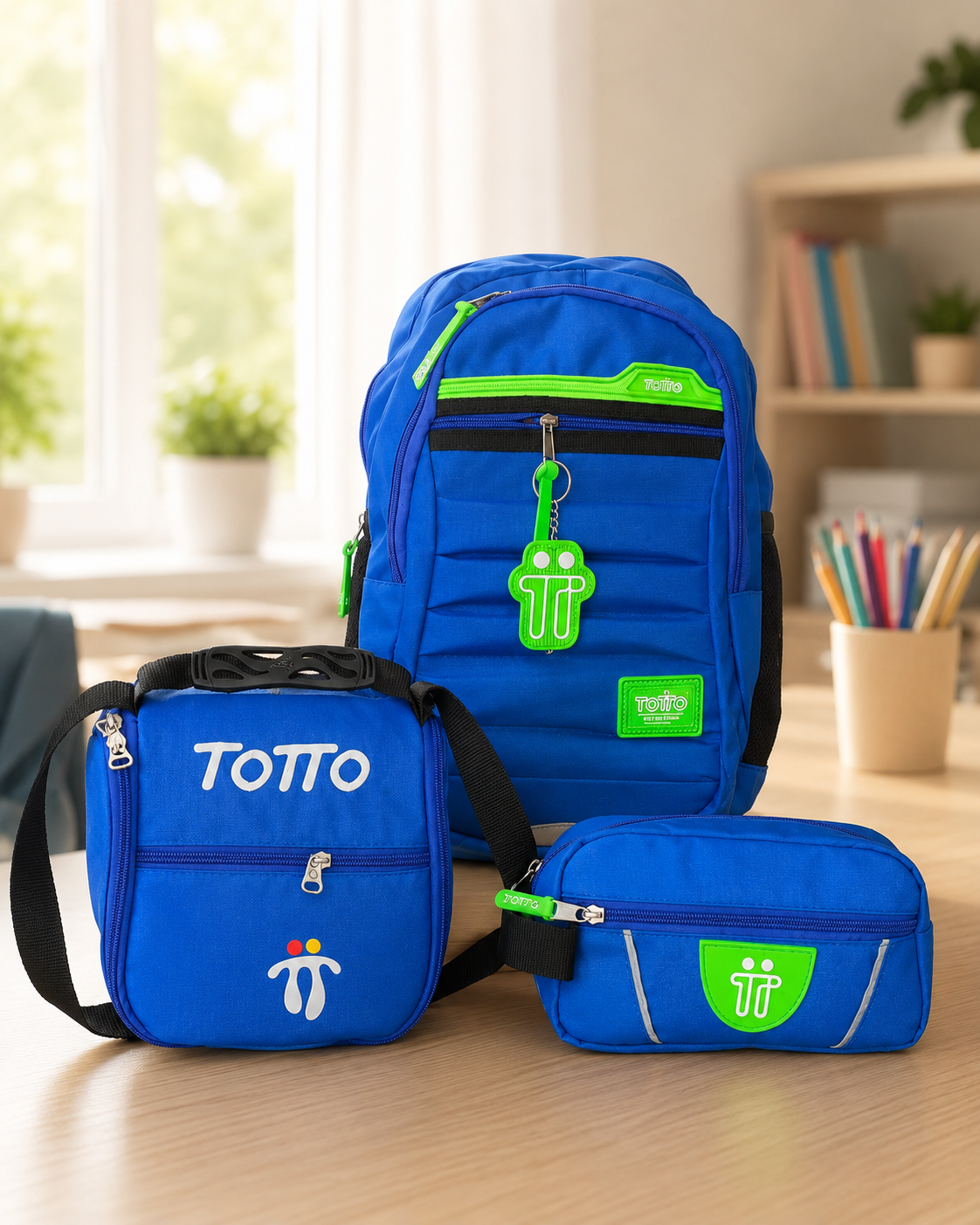 Morral Tipo Totto 3x1 – Incluye Lonchera + Cartuchera – Oferta Especial 85% OFF 🎁