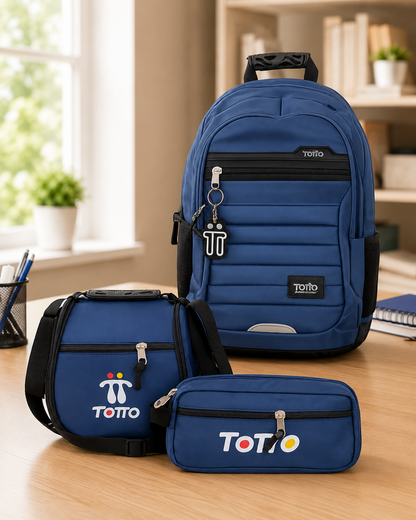 Morral Tipo Totto 3x1 – Incluye Lonchera + Cartuchera – Oferta Especial 85% OFF 🎁