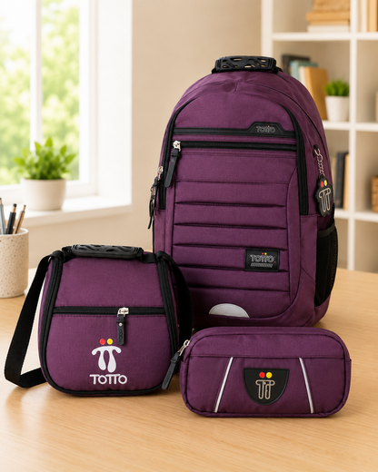 Morral Tipo Totto 3x1 – Incluye Lonchera + Cartuchera – Oferta Especial 85% OFF 🎁