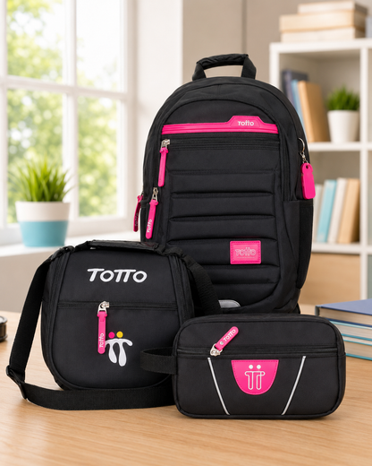 Morral Tipo Totto 3x1 – Incluye Lonchera + Cartuchera – Oferta Especial 85% OFF 🎁
